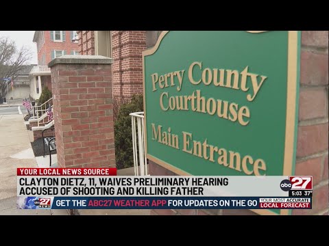 11-year-old charged with shooting and killing father appears in court