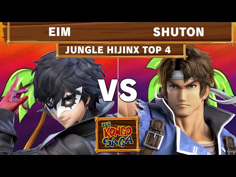 2GG Kongo Saga - Eim (Joker) VS Shuton (Richter) Jungle Hijinx Top 4 - Smash Ultimate