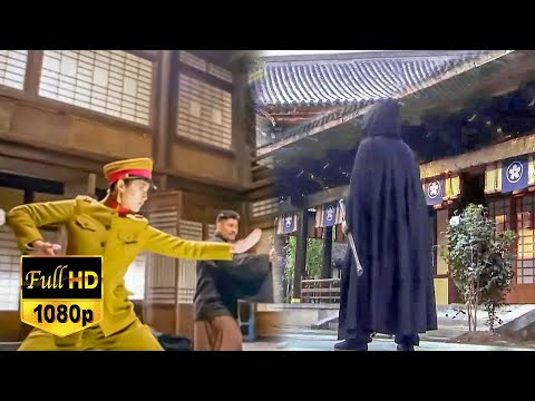 [Kung Fu Movie] The man in black is a master of kung fu and challenges the enemy in single combat!