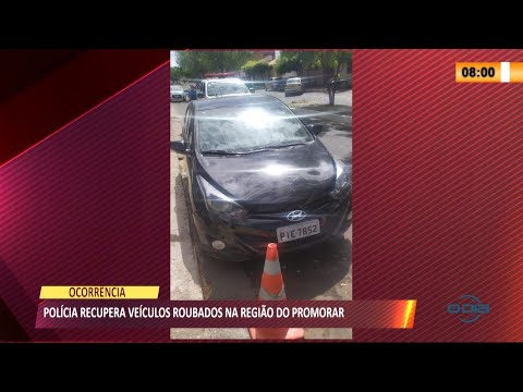 PoliÌcia recupera veiÌculos roubados na regiaÌƒo do Promorar 13 08 2021