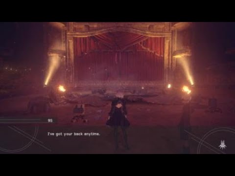 NieR:Automata-The Puppet Queen Fight