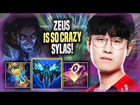 ZEUS IS SO CRAZY WITH SYLAS! - T1 Zeus Plays Sylas TOP vs Akshan! | Season 2022