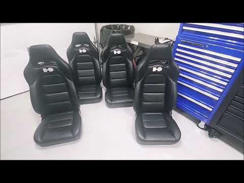 Hummer H1 Corbeau Seat Install