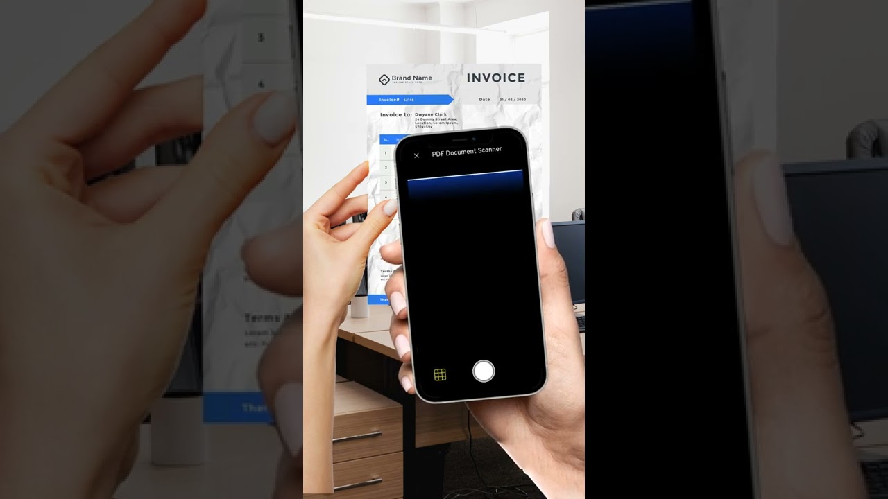 Scan your document into pdf