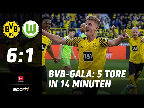 Dortmund – Wolfsburg 6:1 | Highlights Bundesliga 30. Spieltag | SPORT1