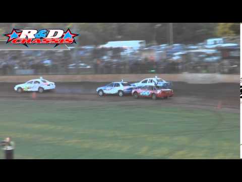 Street Stocks - Heat 2 - Queensland Title - Kingaroy Speedway - 03.05.14