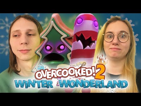 Wir verbrennen uns am Winter Wonderland DLC | Overcooked 2 mit Sarah & Valentin