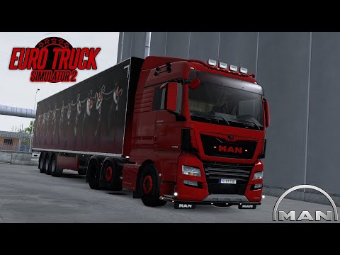 Christmas delivery with Gloover's TGX EL3 | ETS2 1.43 | MAN TGX 26.510 | Edirne - Burgas