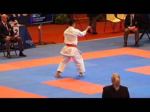 Karate 1 Paris 2016 kata male, JPN Kyuna - Pachu