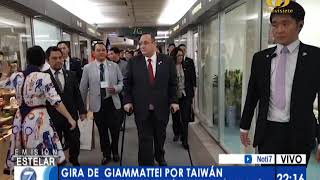 Giammattei continúa gira de trabajo en Taiwán
