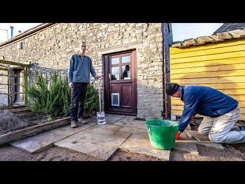 Transforming my Garden - Hard landscaping, laying patio and making flower beds