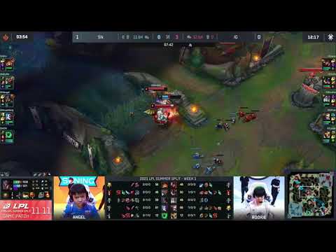 IG vs SN W1G2 Summer '21 | Angel getting flambed
