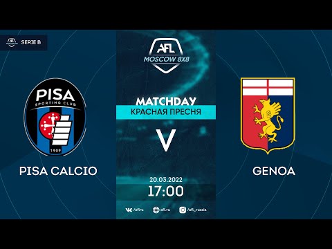 AFL22. Italy. Serie B. Day 2. Pisa Calcio - Genoa