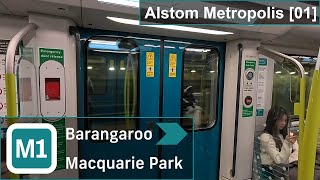 MTS Alstom Metropolis [01]: Barangaroo → Macquarie Park