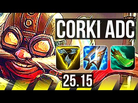 CORKI & Rell vs CAITLYN & Braum (ADC) | 69% winrate | KR Challenger | 25.15
