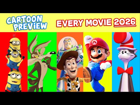 Every CARTOON MOVIE 2025 - 20+ Movies! (Coyote Vs Acme, Mario Galaxy, Toy Story 5, Minions 3)