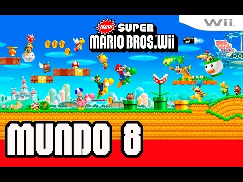 New Super Mario Bros. Wii - Mundo 8