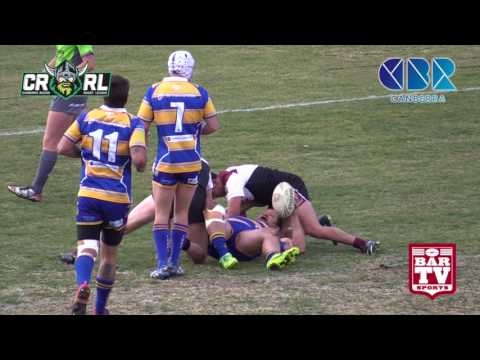 2017 Canberra RL Round 17 Reserve Grade Highlights - Woden Valley v Queanbeyan Kangaroos