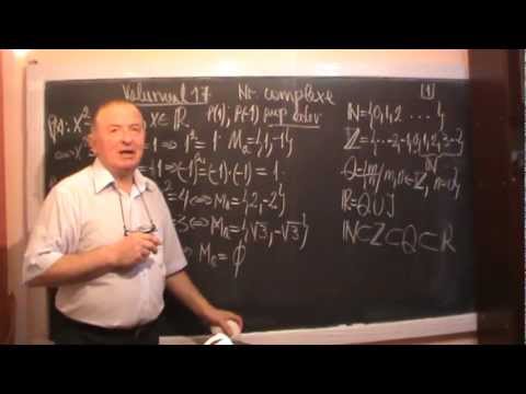 Lectia 127 - De la Numere reale spre numere complexe Notiuni ajutatoare Radacini Coeficienti Ecuatii