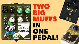 Video thumbnail for Playing Every Summer School Pedal (Trash Panda Modded Big Muff, Snow Day Delay, & New Class Reunion) by JHS Pedals