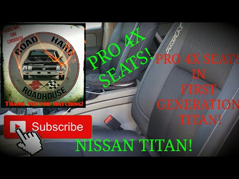 2017 PRO 4X SEATS IN A 2004 NISSAN TITAN