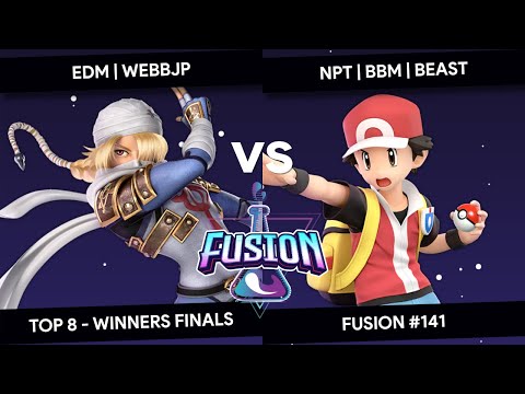 Fusion #141 - WebbJP (Sheik) vs Beast (Pokemon Trainer) - Top 8 - Winners Finals