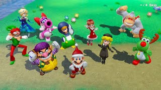 If All 10 Characters Had Winter Costumes In Mario Party Superstars