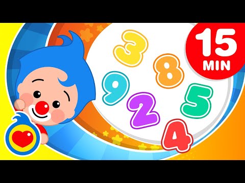 Aprendemos Os Números 🔢 ✨ e + Músicas Infantis Para Contar (15 min) | Um Herói do Coração ❤️