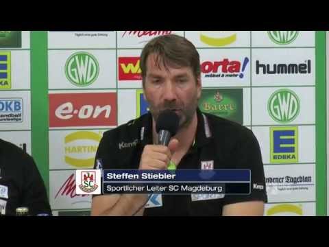 29.05.2015 GWD Minden - SC Magdeburg  // Pressekonferenz