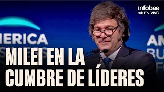 DISCURSO DE MILEI EN EL AMERICA BUSINESS FORUM