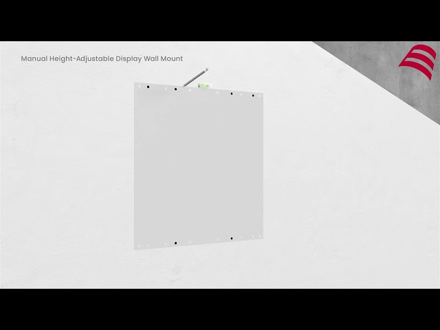 Equip interaktive Up-Down-Wandhalterung für Bildschirme von 60 bis 100 Zoll, VESA max. 800x600 bis 90kg video