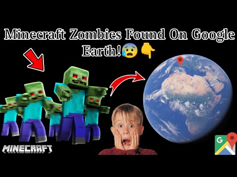 Mysterious world explorer - OMG🥴? I Found Real Minecraft Zombies👈🧟‍♀️In Google Earth! #viral #map #googleearth