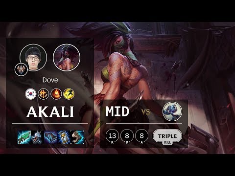 Akali Mid vs Fizz - KR Challenger Patch 10.3