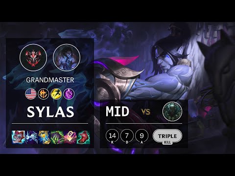 Sylas Mid vs Pyke - NA Grandmaster Patch 10.25