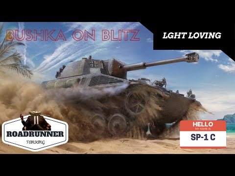 SP1C World Of tanks Blitz Bushka on Blitz German Light Tanks Tier 7 Review
