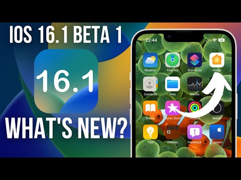 iOS 16.1 Beta 1 - What's new?