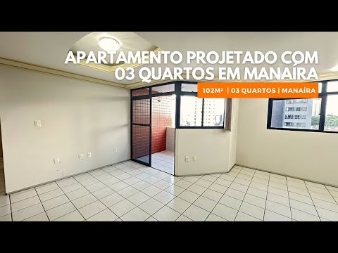 APARTMENT WITH 03 BEDROOMS + DCE IN MANAÍRA FOR R$ 549 THOUSAND