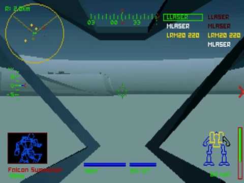 Mechwarrior 2 Playthrough: Clan Wolf - Mission 7 - Burning Chrome