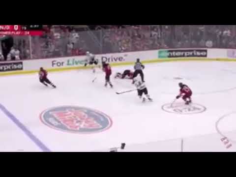 JACK AND LUKE HUGHES COLLIDE! #NJDevils