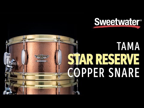 Tama Star Reserve Hand Hammered Copper Snare Drum Demo