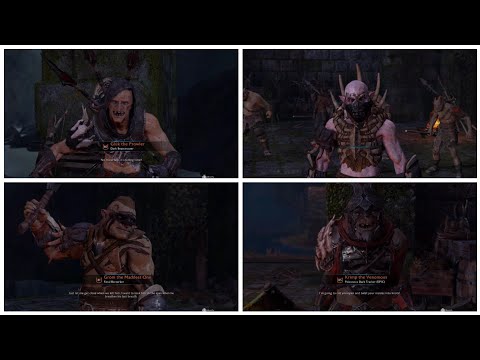 4 Captains Talking To Me At The Same Time (Chain Interaction) - Shadow Of War