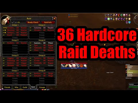 Hardcore Naxx Raid Wipe - 36 Tode (Grief)