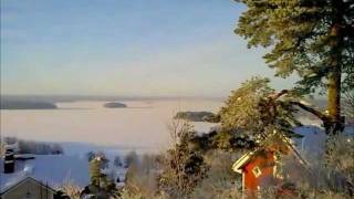 preview picture of video 'Frosty views from Pispala, Tampere, Finland'