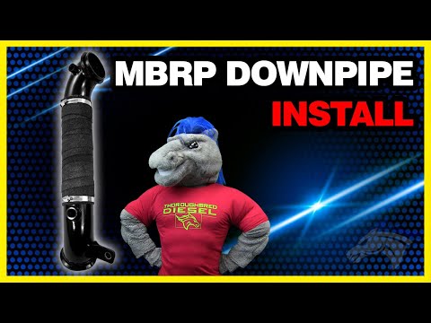 MBRP Downpipe Install: 2011 Chevy Duramax LML #GM8427