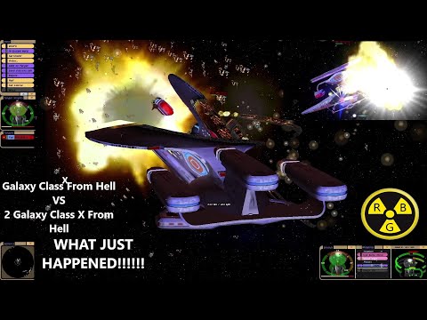 Galaxy Class X From Hell VS 2 Galaxy Class X From Hell | Wacky Request Time | Star Trek Ship Battle