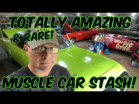 Amazing Mopar Muscle Car Stash!