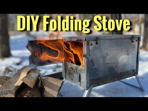 DIY Folding Hot Tent Stove From A Subscriber