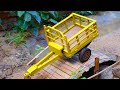 How To Make Mini Tractor From Wood DIY Woodworking Project