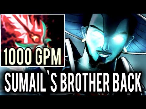 Sumail`s Brother is BACK! [Storm Spirit] God Mode 1000 GPM 37 Kills Impossible Game Dota 2