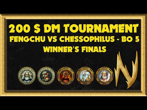 Age of Mythology - 200$ DM Tournament Winner's Finals - FengChu vs Chessophilus BO5  (Jan 2020)